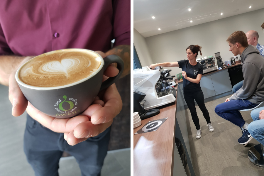 Learn to make coffee with Owens!