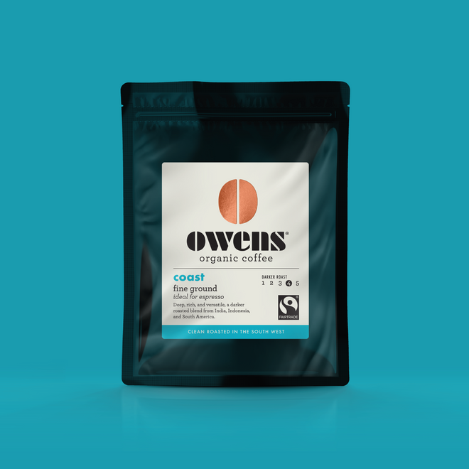 NEW! Coast - Organic & Fairtrade Coffee Blend (Tanzania & Honduras)