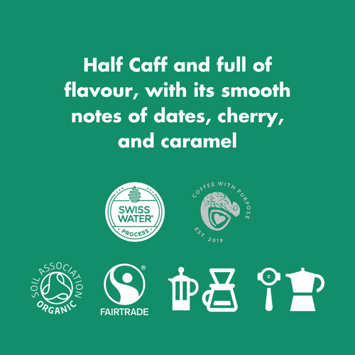 NEW! Light Lift Half Caff Organic & Fairtrade Coffee