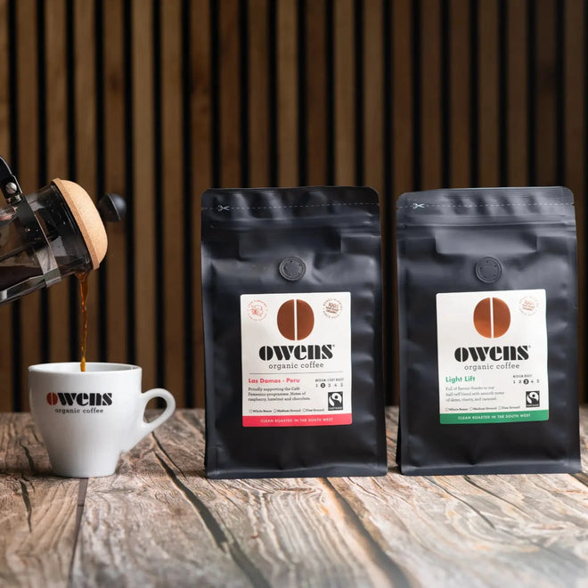 Owens Organic Fairtrade Coffee Gift Subscription 6 months 