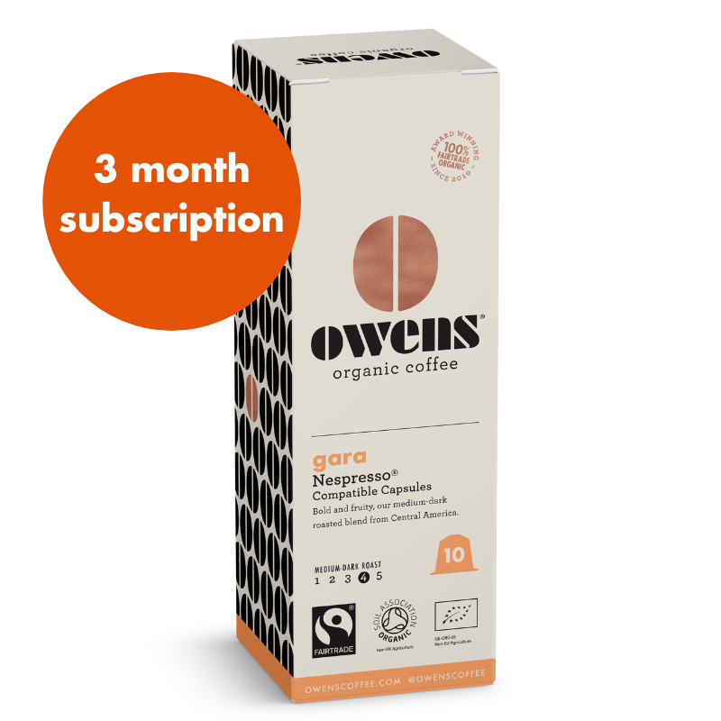 3 Month Organic Coffee Pod Subscription
