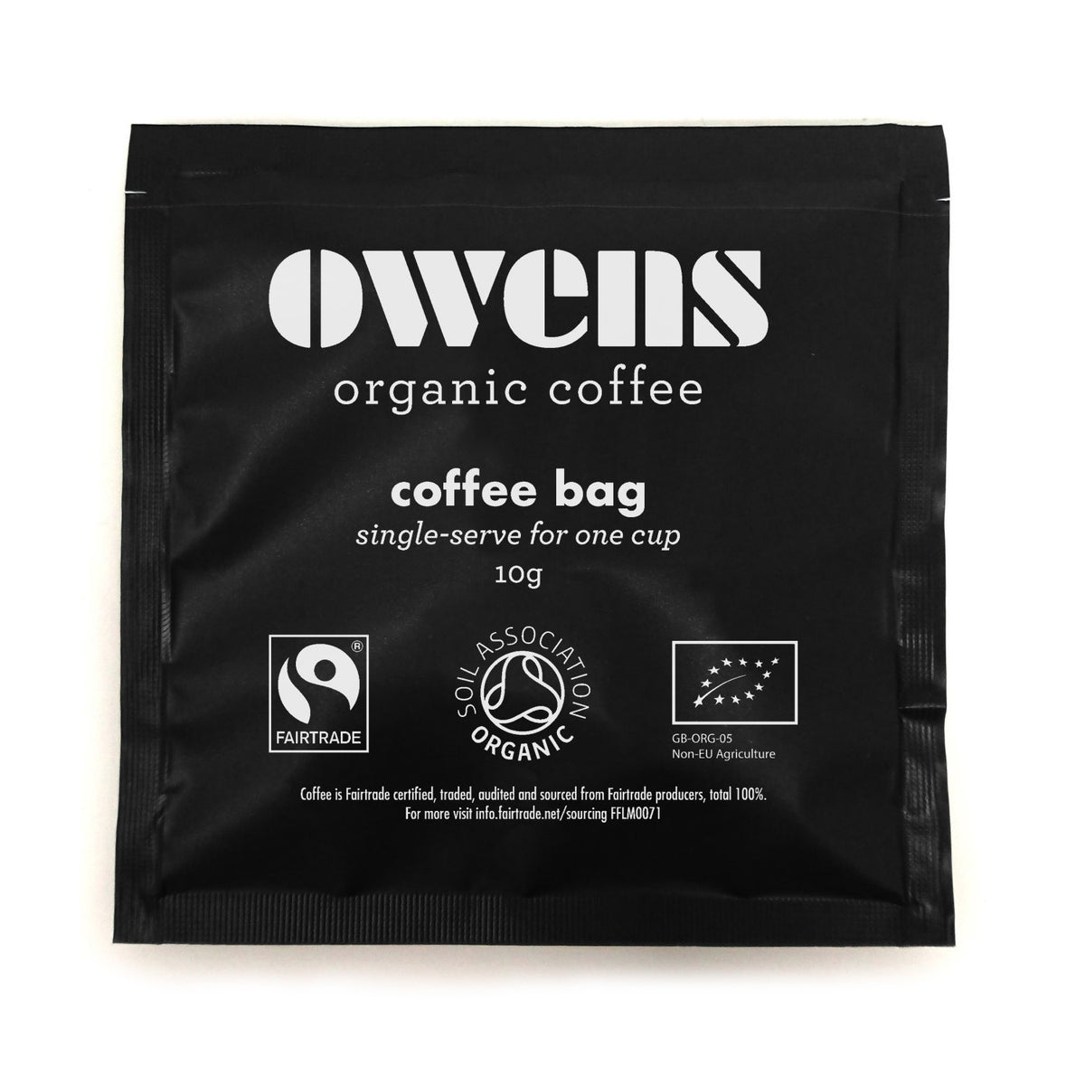 Coffee Bags - Organic &amp; Fairtrade