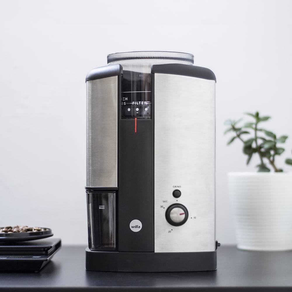 Wilfa Svart Coffee Grinder (Silver) - Owens Organic Coffee